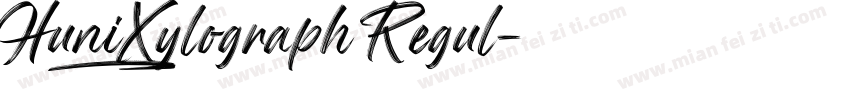Huni_Xylograph Regul字体转换